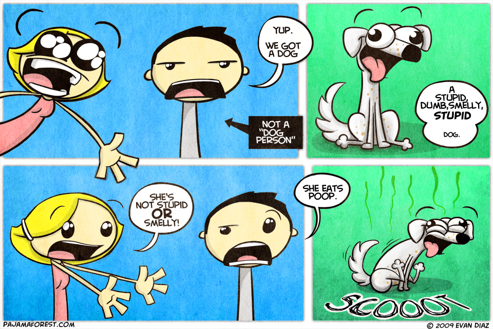 She Eats Poo.