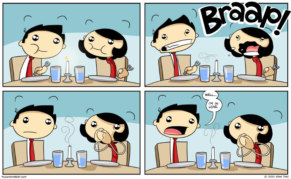 First Date, Burp Date. First Date, Burp Date.